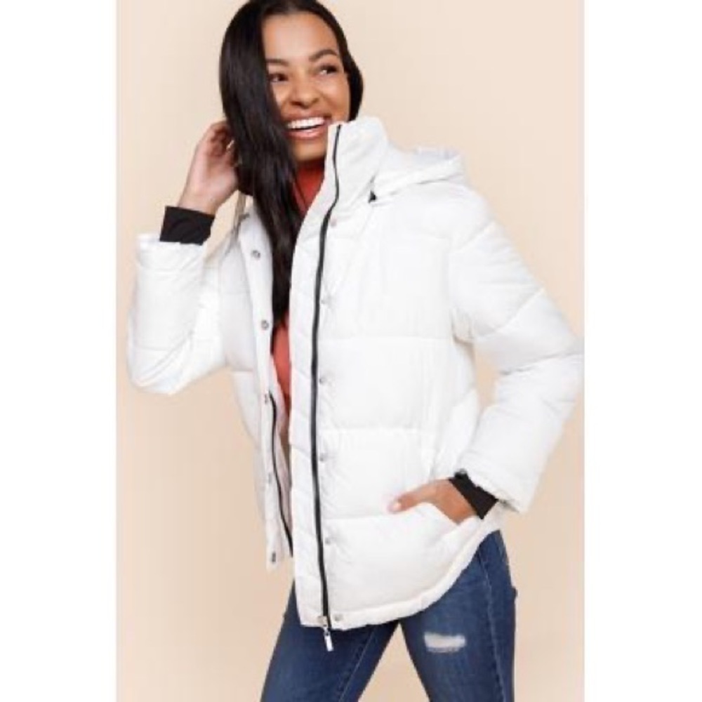 Francescas White Puffer Jacket